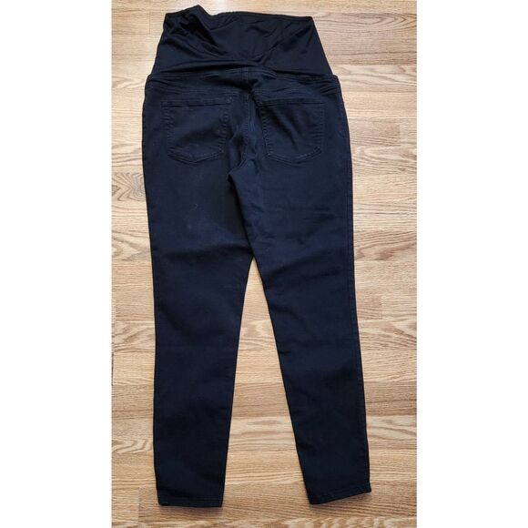 Isabel Skinny Jeans Women's Size 10 Black Denim Maternity Pants Stretchy - Picture 4 of 7